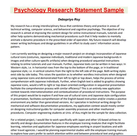 Image result for How to Write a Research Statement