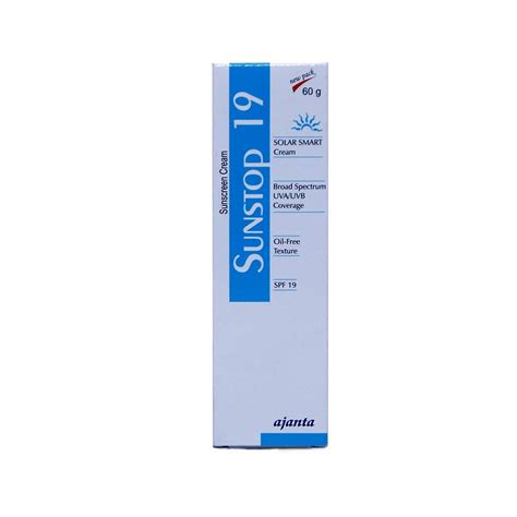 Sunstop 19 Sunscreen Cream Spf19 (60gm) - Cureka