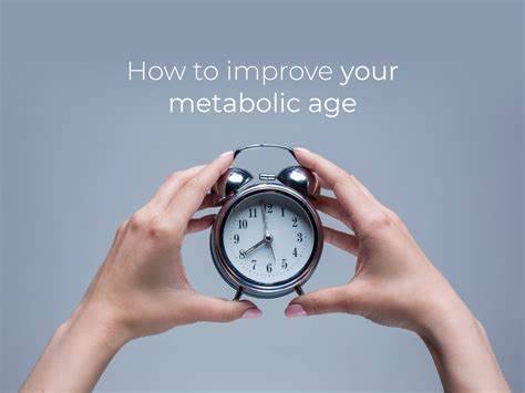 How to improve your metabolic age - Better Weigh Medical