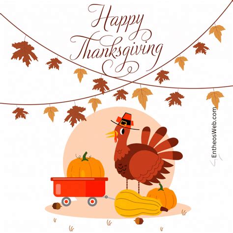 Google Animated Thanksgiving Greeting Orange White Rustic Line