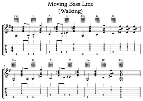 GHS Guitar: Moving the Bass Line (Walking)