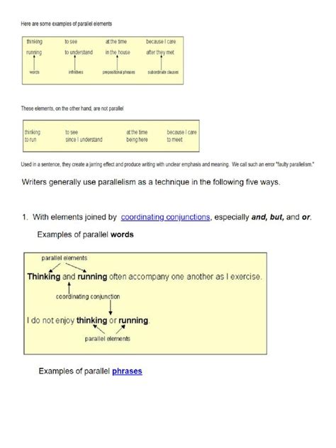 Image result for Parallel Sentence Structure Poster