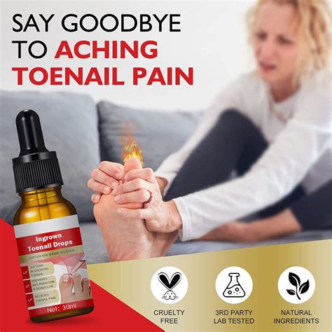 Natural Ingrown Toenail Treatment & Pain Relief Drops - 30ml (1 bottle) | Buy Now with Express ...