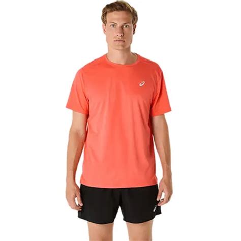 ASICS Men's Silver SS Top| Men’s T-shirts | Orange – SportsBunker.in