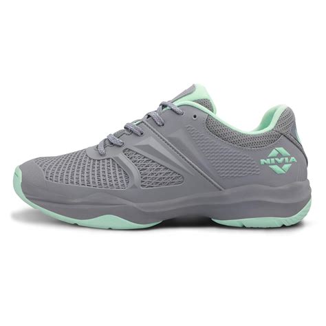 Nivia Jury Badminton Shoes for Men, Mesh & PU Upper, TPU Shank Plate ...