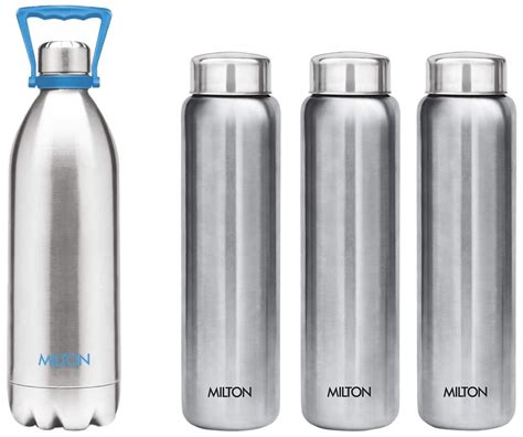 Milton Duo 2000 Thermosteel 24 Hours Hot and Cold Water Bottle with ...
