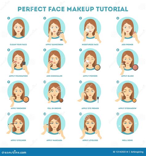 Image result for Tutorial for Applying Makeup