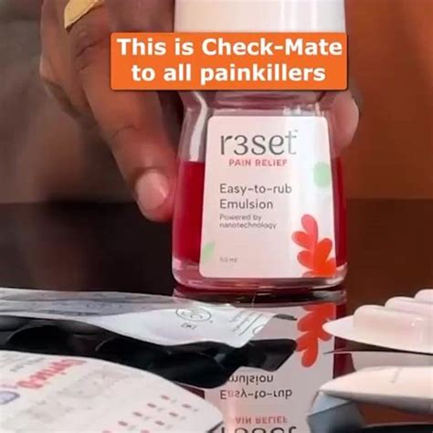 RESET Easy-to-Rub Emulsion|Pain Relief Roll-On |nirgundi