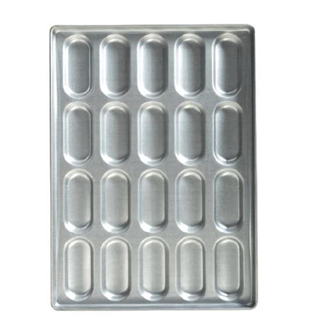 Almetal Coated Aluminumized Sandwich Bread Pan, 18 Compartments, 59x80 cm