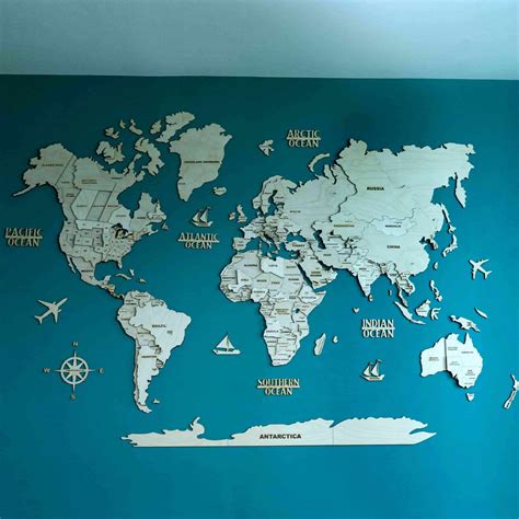 Image result for World Map 3D