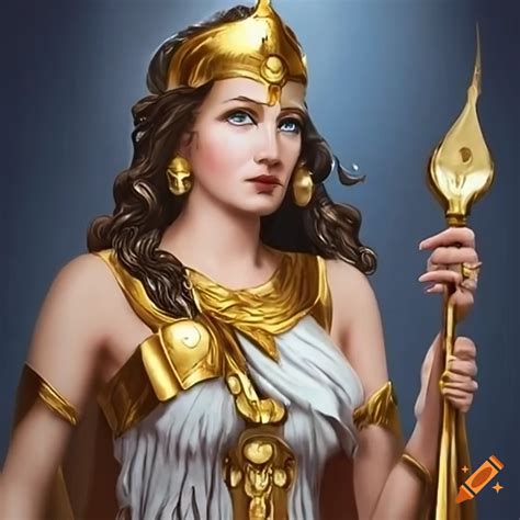 Image of athena, the goddess of wisdom on Craiyon