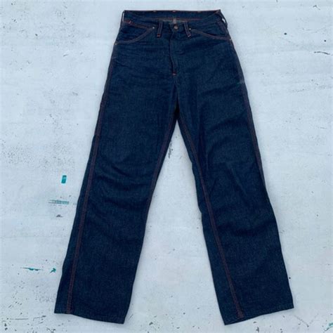 60's WASHINGTON DEE CEE デニムペインターパンツ ワークパンツ 濃紺 インディゴ IDEALジッパー W30 USA製 ...