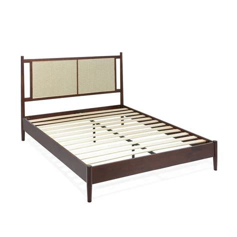 WoodCraft Simple European Wooden Bed – Furnishiaa