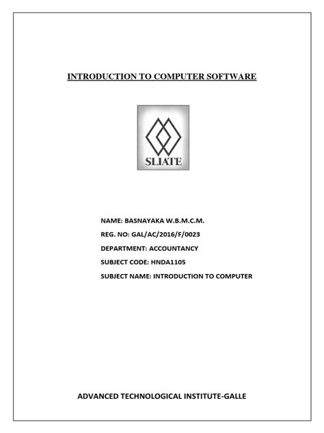 Introduction to Computer Software 的图像结果