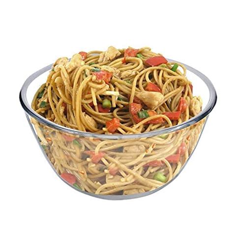 Buy CE Essentials Borosilicate Mixing & Serving Transparent Round Glass ...