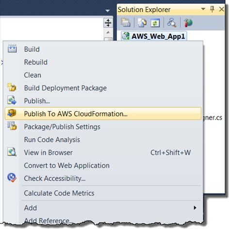 Image result for AWS Visual Studio Non Net Application
