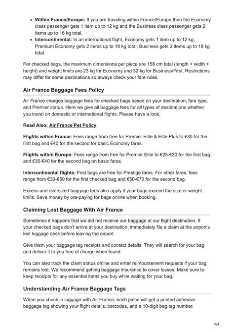 PPT - Know All About Air France Baggage Policy 2023 PowerPoint ...