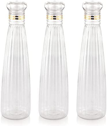 Attro Tribot Plastic 1000Ml Water Bottle For Fridge, Office, Sports ...