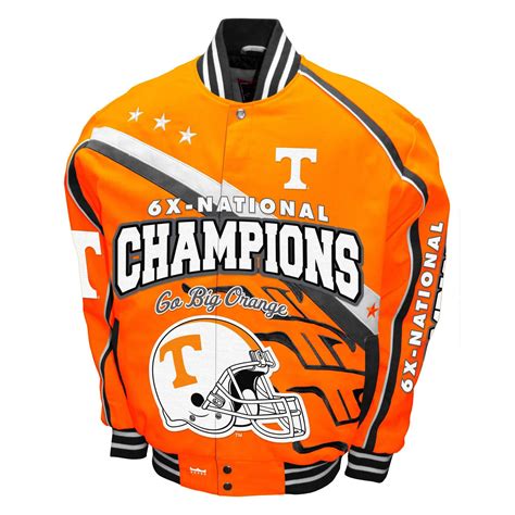 Tennessee Volunteers Franchise Club Mens Commemorative Twill Jacket ...