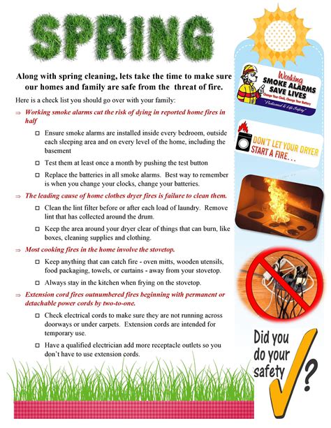 Image result for Spring Safety Tips