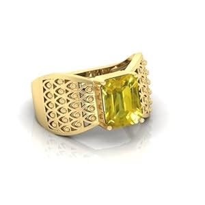 AMG GEMS AA++Pukhraj Stone Original Certified Yellow Sapphire Gemstone ...