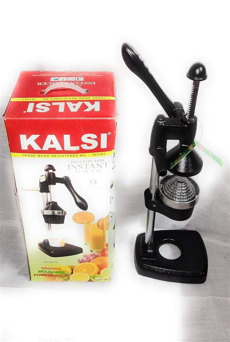 Buy Kalsi handpress juicer Black (Deluxe Model) Online at Low Prices in ...
