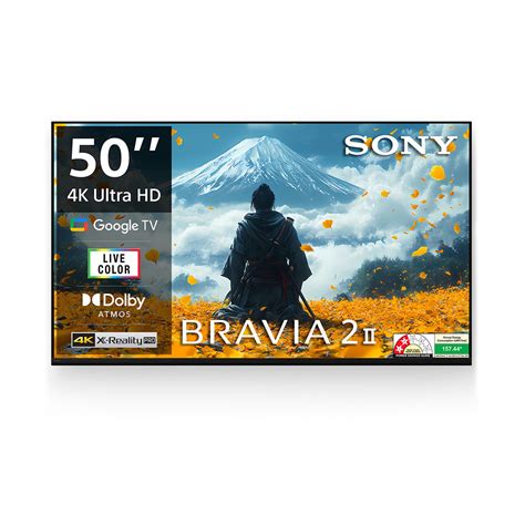 Sony 126 cm (50) BRAVIA 2 II 4K Ultra HD Smart LED Google TV K-50S22BM