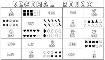 Decimal Bingo by Miss Rodgers Neighborhood | TPT
