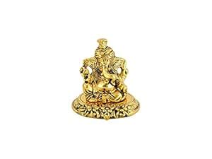 Buy RKONECT® Metal Pagdi Ganesha Idol Showpiece for Gift Home Decor ...
