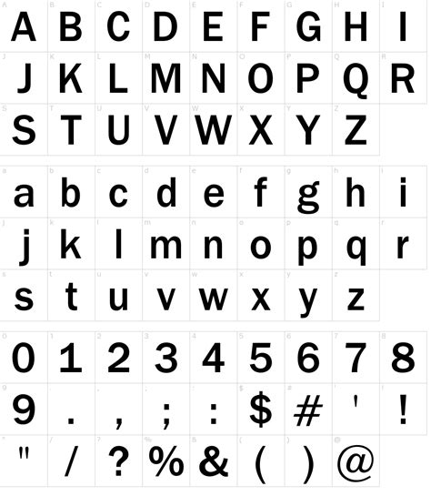 Franklin Gothic Medium Font Download