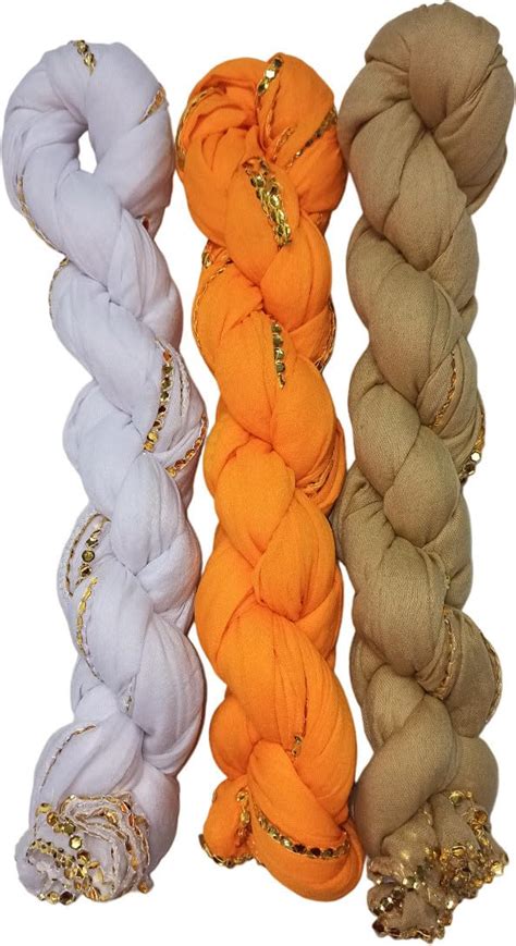 Buy Nakoda Creation Cotton Blend Solid Women Dupatta (Sanjay Mittal P O ...