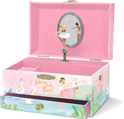 Amazon.com: Musical Ballerina Jewelry Box for Girls - Kids Dancing ...