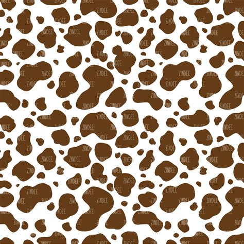 Pink And Brown Cow Print Background