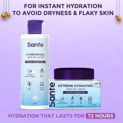Sanfe Instant Hydration Combo - Perfect for Dry & Flaky Skin | Deep ...