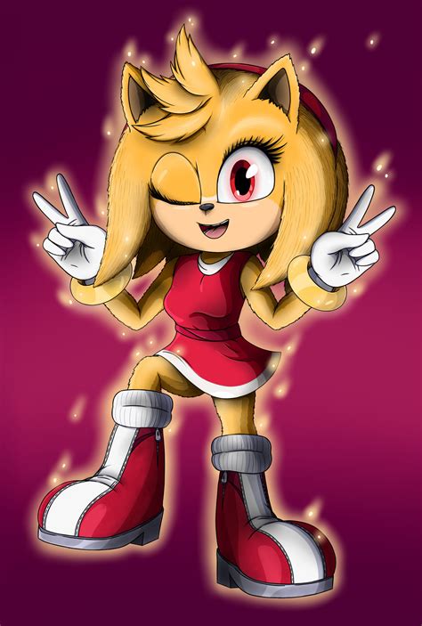Super Amy Rose Super Sonic And Amy Commission By AdamBryceThomas