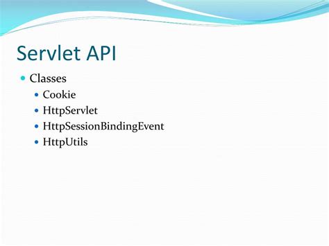 Image result for Java Servlet API