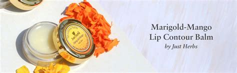Just Herbs Lip Contour Balm, Marigold Mango, 8g : Amazon.in: Beauty