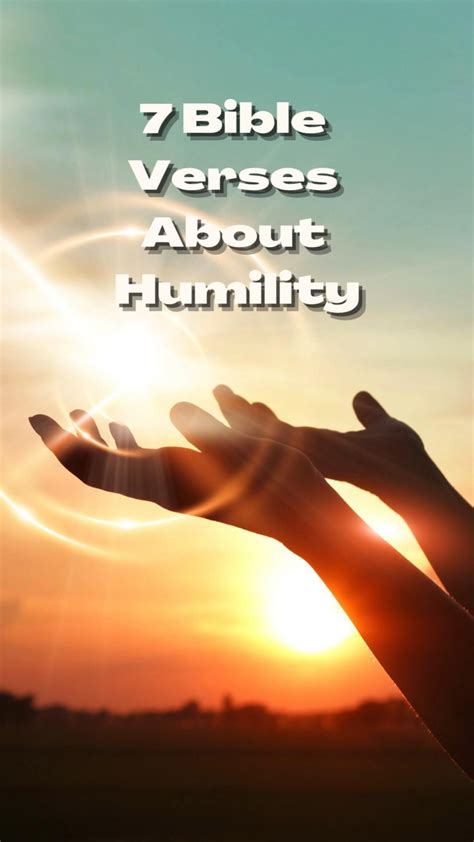 Bible verses about humility – Artofit