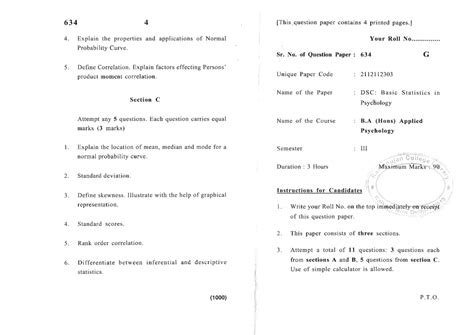 PYQ 2023-24 - Basic statistics pyq of 3rd semester of applied ...