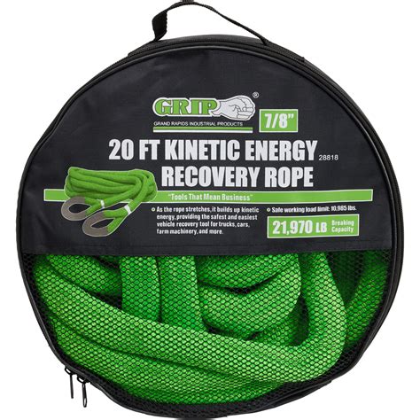Grip-On Tools 7/8” Kinetic Energy Recovery Rope - 20’ - Save 42%