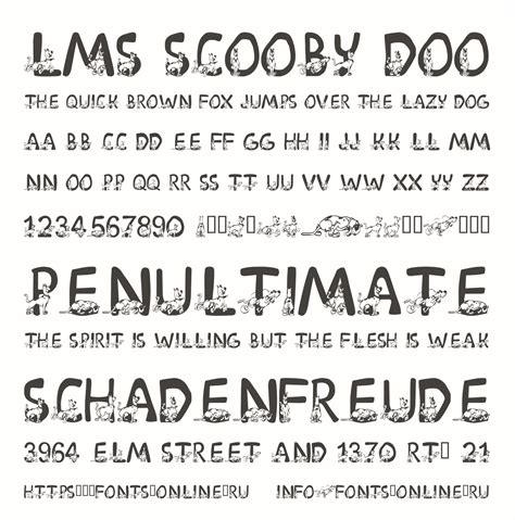 LMS Scooby Doo font