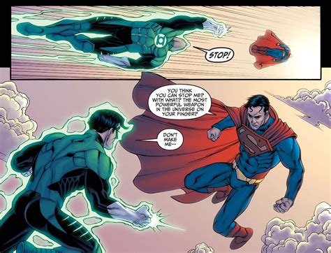 Green Lantern Vs Superman Prime