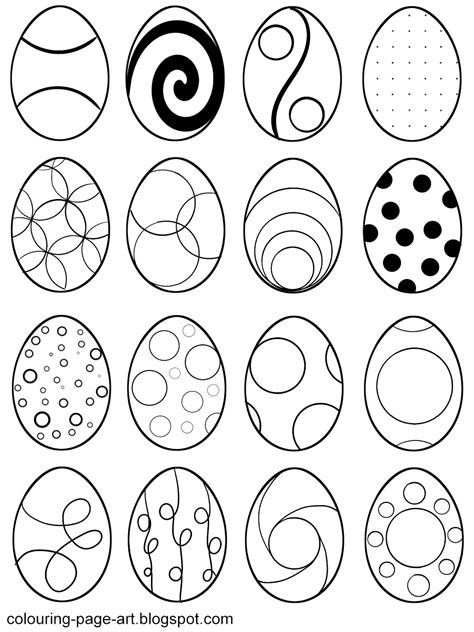 Free Templates For Easter Eggs Browse Our Free Templates For Easter ...