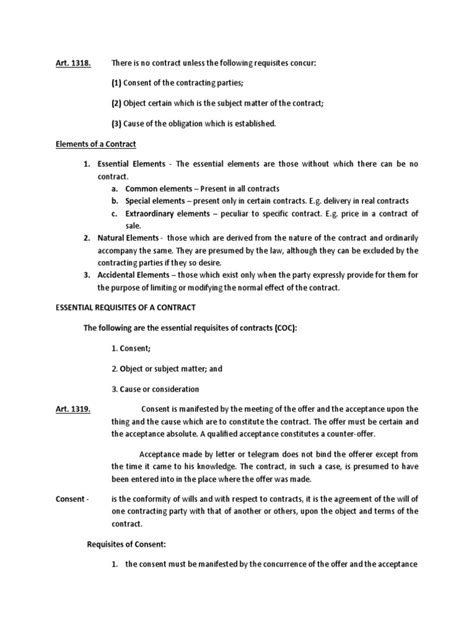 Image result for Basic Elements of a Contract