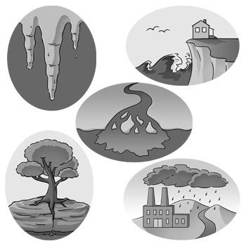 Weathering and Erosion Clip Art: Set 2 of 2 by Digital Classroom Clipart