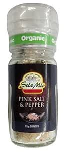 Solemio Organic Pink Salt and Pepper, 95g Bottle : Amazon.in