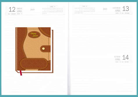 P3616 - Diary / Planner 2019 | Vivid Print India - Get Your Jazzy ...
