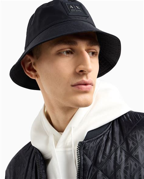 Bucket hat with logo | Armani Exchange