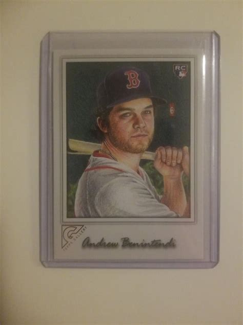 2017 TOPPS GALLERY ANDREW BENINTENDI ROOKIE CARD # 126 - Boston Red S0x ...
