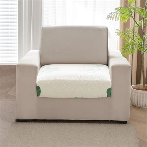 HOKIPO Stretchable Thick Fleece Textured Seat Couch Cushion Cover, 1 ...